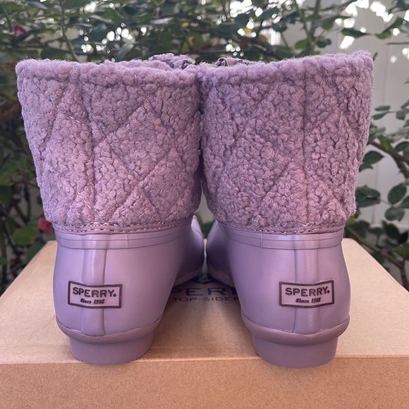Sperry - Saltwater Sherpa Boots - Lavender Size:8 - Picture 7 of 16